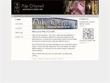 Tablet Screenshot of mikeoconnells.com